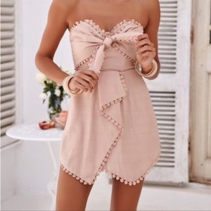 Hello Molly strapless romper